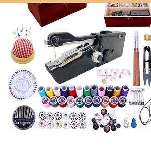 Handheld Mini Sewing Machine with Accessories